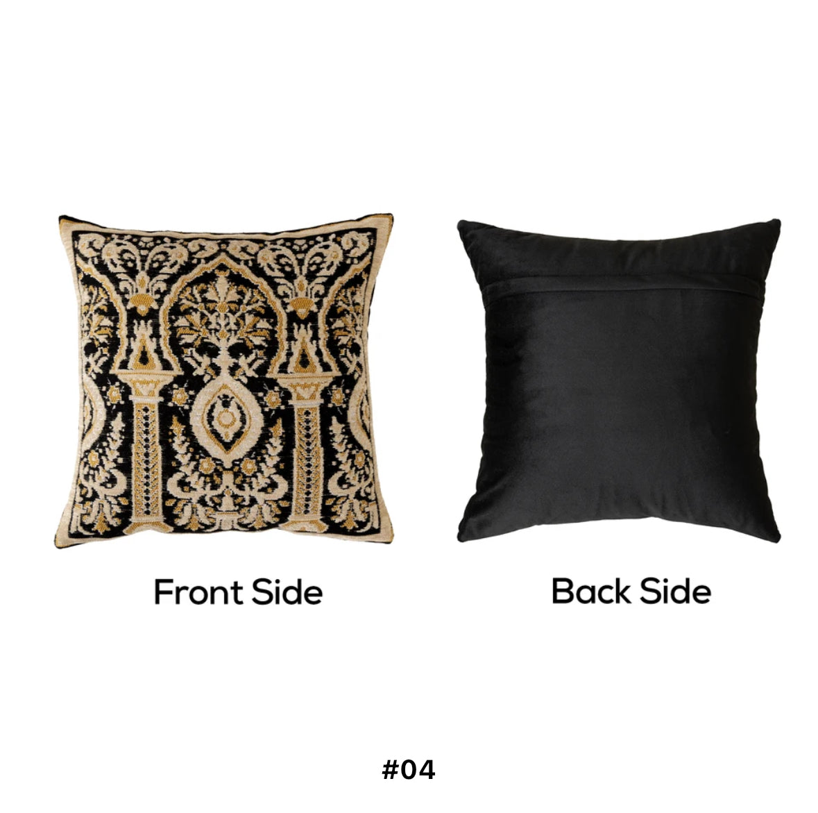 Persian style throw cushion cover (13.78x13.78) (3 pack)