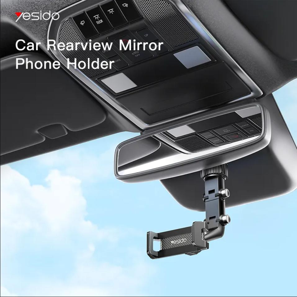 Universal 360 Rotating Mirror Car Phone Mount