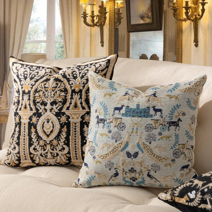 Persian style throw cushion cover (13.78x13.78) (3 pack)