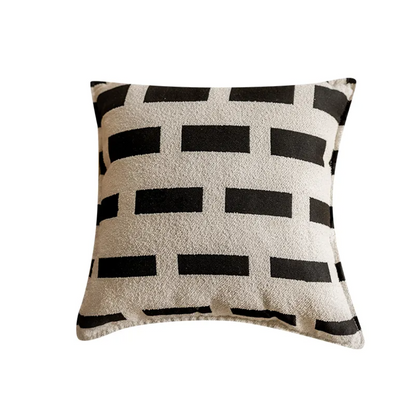 Beige black and white (cushion Cover)