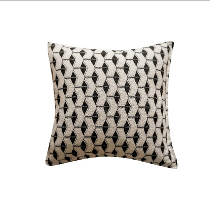 Beige black and white (cushion Cover)