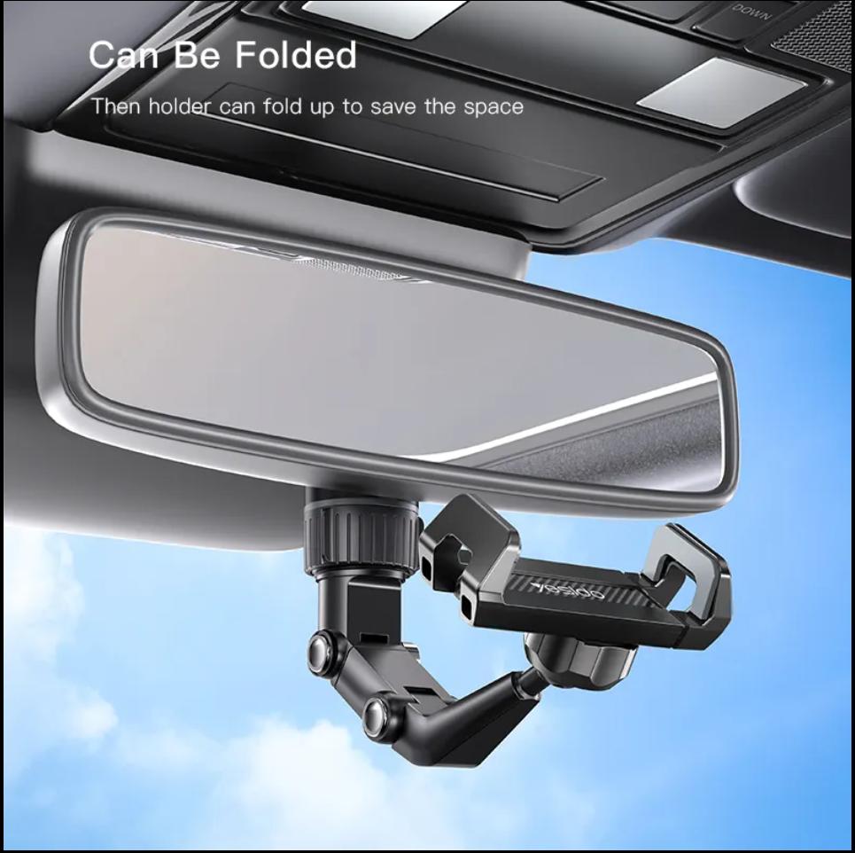 Universal 360 Rotating Mirror Car Phone Mount