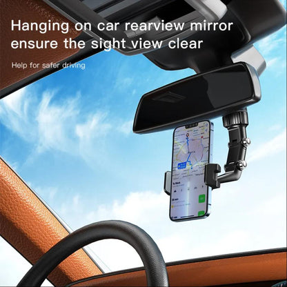 Universal 360 Rotating Mirror Car Phone Mount